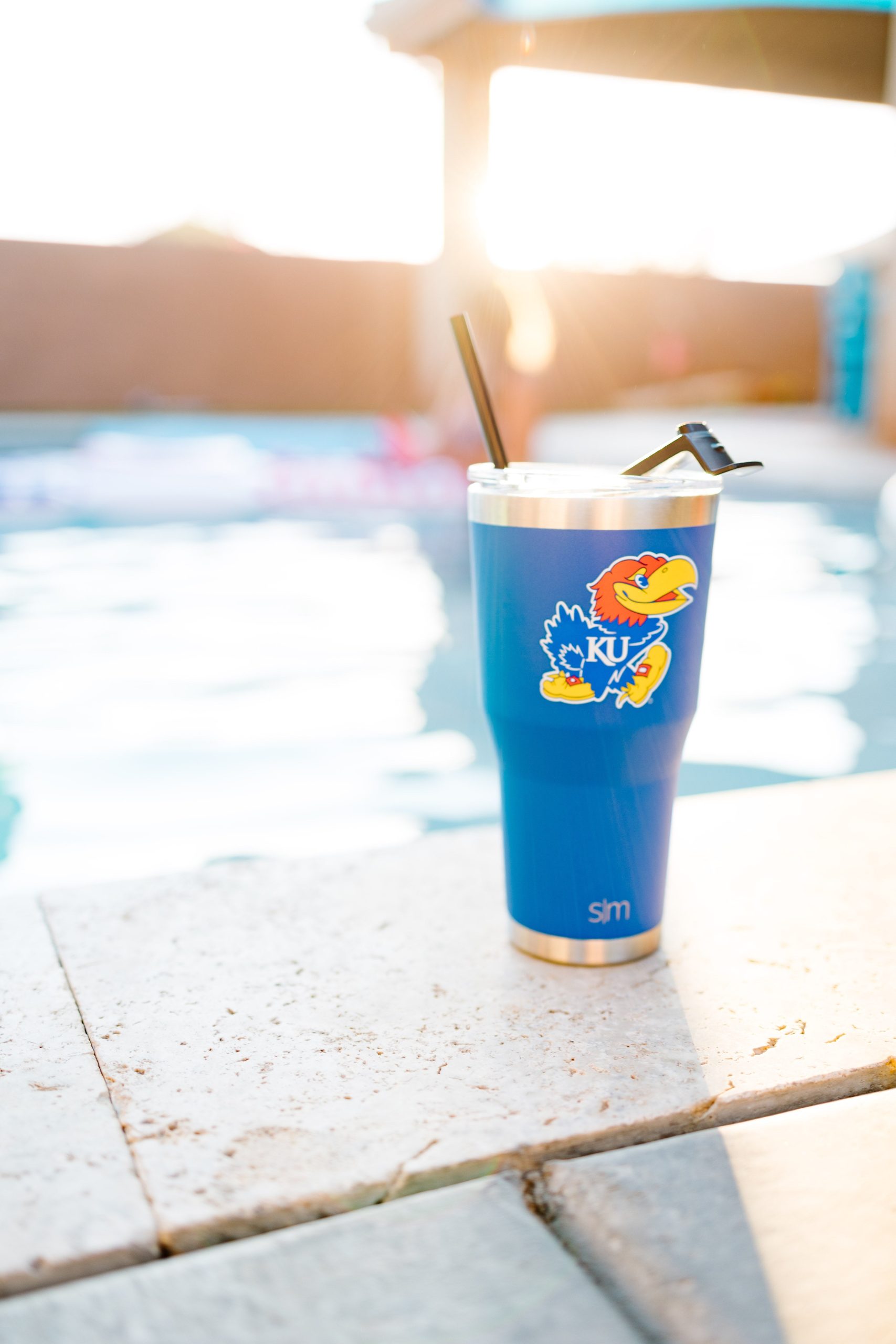 Collegiate Cruiser Tumbler with Flip Lid and Straw - Image 4