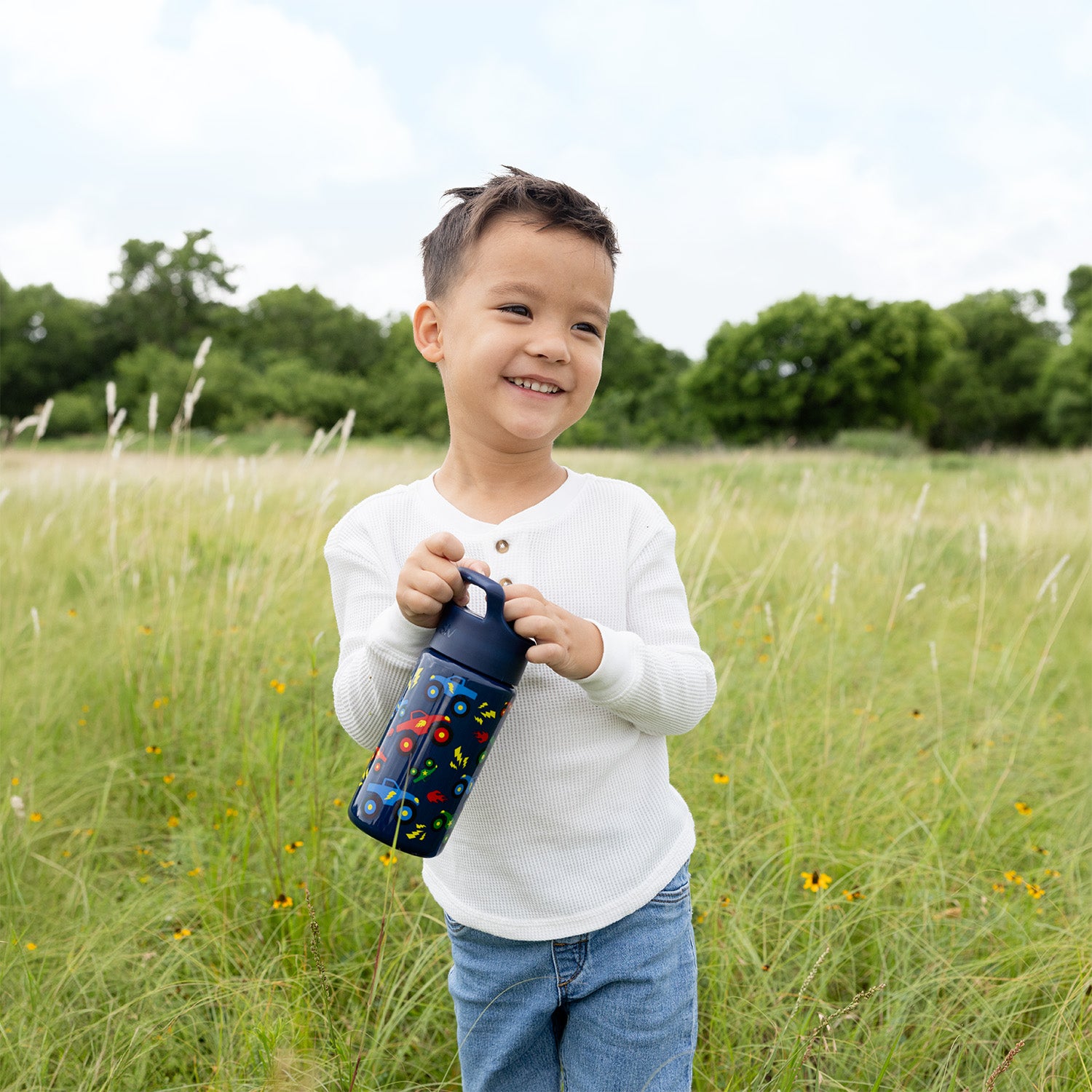 Summit Kids Water Bottle with Straw Lid - Image 4