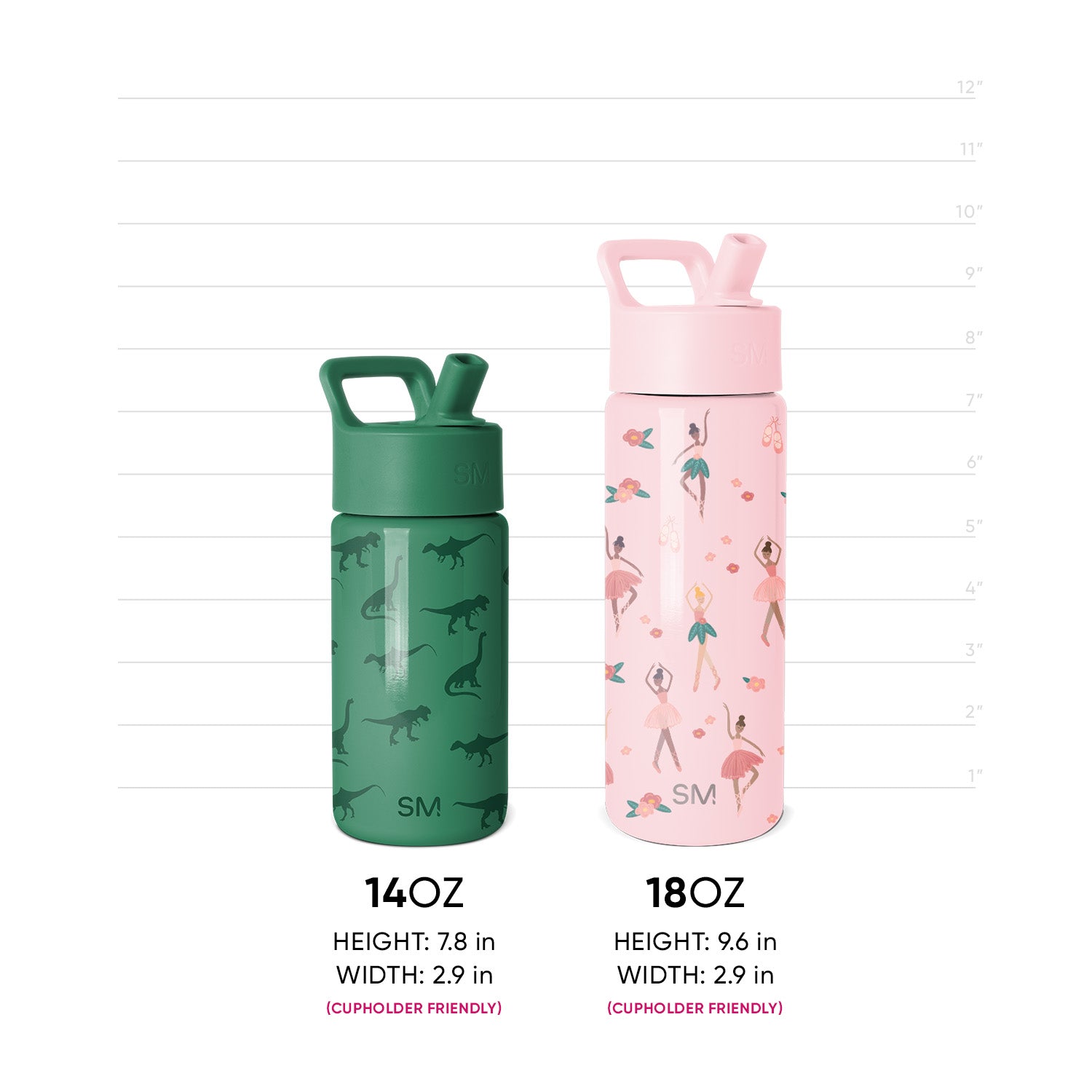 Summit Kids Water Bottle with Straw Lid - Image 7