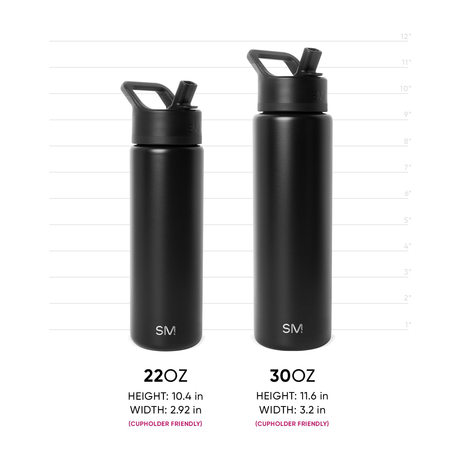 Summit Water Bottle with Straw Lid - Image 3